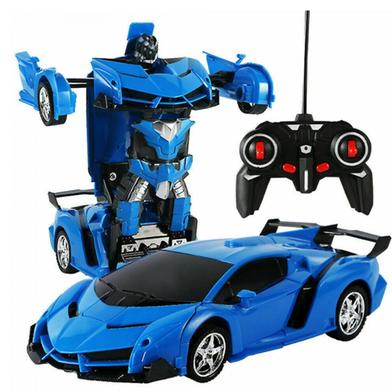 RC Robot Car Transformer Remote Control 2 IN 1 – BLUE image