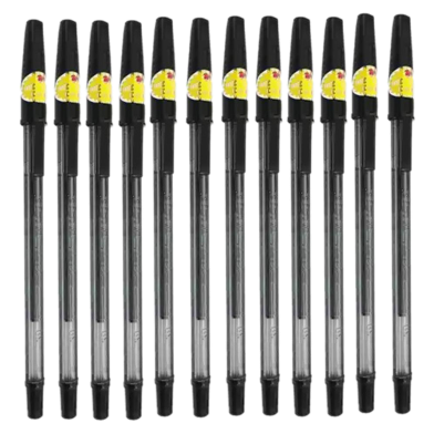 RED LEAF Extra Fine Ball Pen 12Pcs image