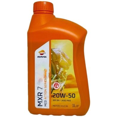 REPSOL MXR 7 20W50 SN/JASO MA2- 1L image