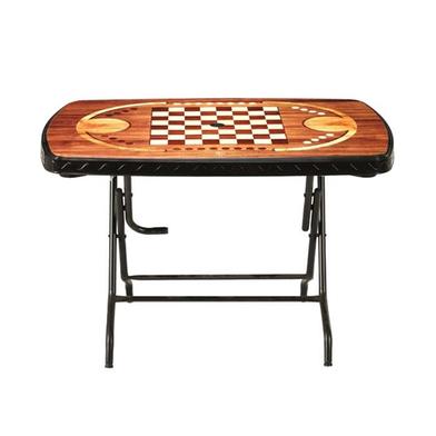 RFL Dining Table 4 Seat Rtg S/L Print Chess - Black image