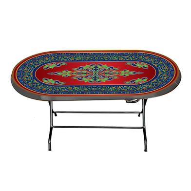 RFL Dining Table Elegant Family S/L Print Indigo-Black image
