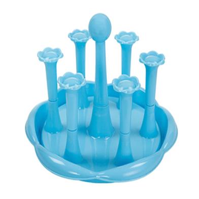 RFL Flower Glass Stand - Light Blue image
