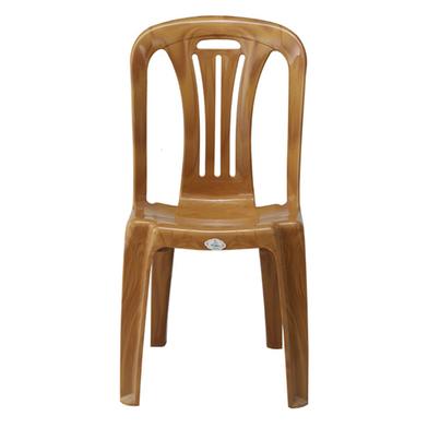 RFL Plastic Chair W/O Arm (Stick) - Sandal Wood image