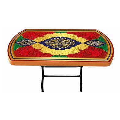 RFL Restaurant Table Semi Oval S/L Print Rex Gold - SW image