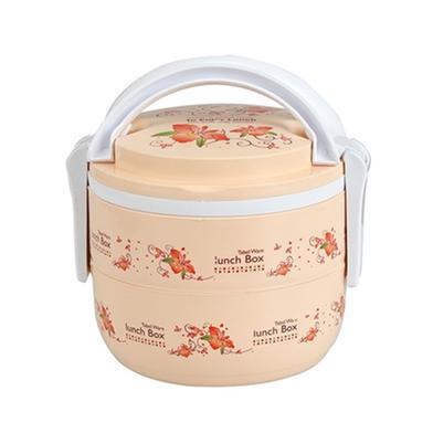 RFL Round Double Tiffin Box - Cream image