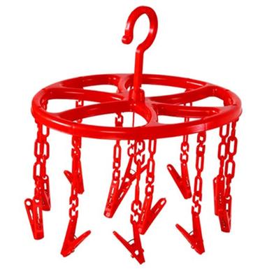 RFL Round Hanger 24 Clips -Red image