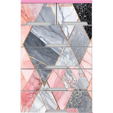 RFL Wardrobe Double 5D KD Deluxe HD - Marble image