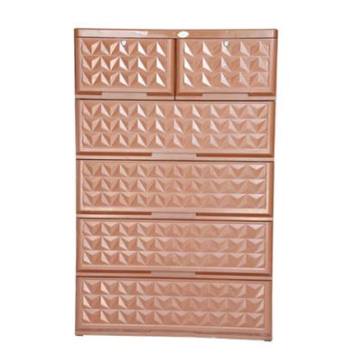 RFL Wardrobe Double 5D KD Diamond-Eagle Brown image