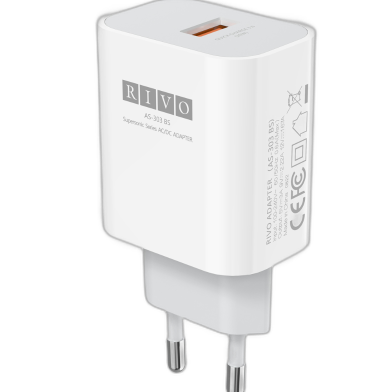 RIVO AS-303 BS 20W USB Adapter with Micro-B Cable image