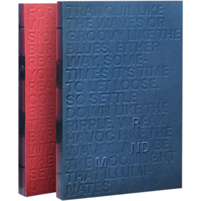 RNDM Blue And Red Notebook image