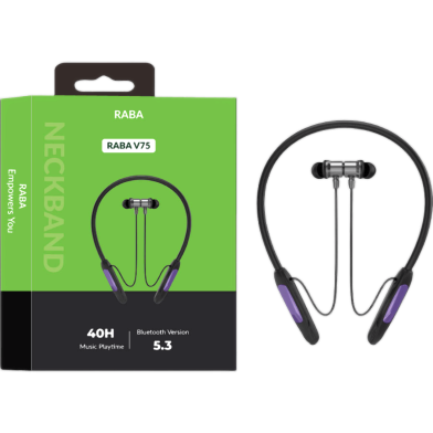 Raba V75 Neckband With Voice Changer image