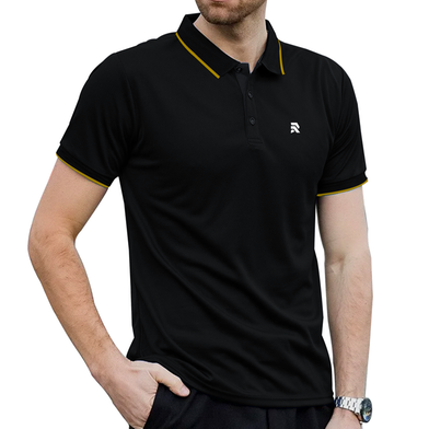 Rabbit Premium Quality Men’s Solid Polo T-shirt RT 247 image