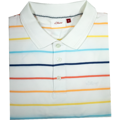 Rabbit S’Oliver Premium Quality Men’s Yarn Dying Polo image