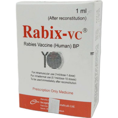 Rabix-VC 2.5 IU/ml IM/SC Injection 2.5 IU Vial image