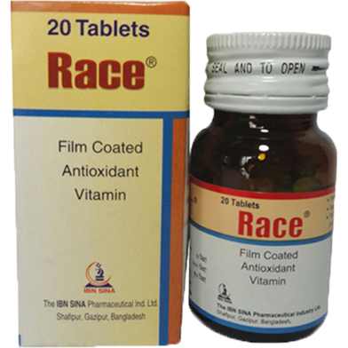 Race 6 mg Plus 200 mg Plus 50 mg Tablet 20 Pcs image