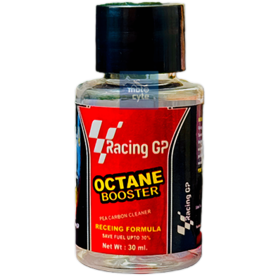 Racing GP High-Performance Additives Octane Booster for Motorcycle and 4-Stroke Engines Improves Mileage, Power and Engine Life (30ml) for 10 Liter of Octane image