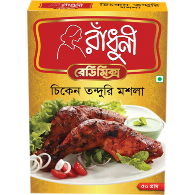 Radhuni Chicken Tandoori Masala (50 gm) image