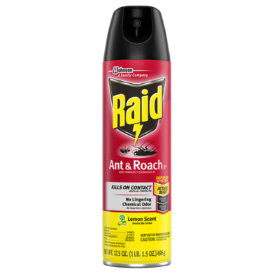 Raid Lemon Scent Ant and Roach 496 gm image