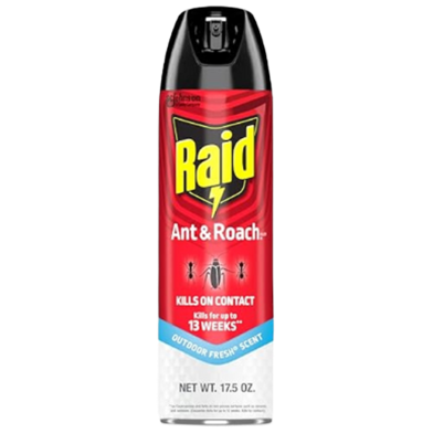 Raid Outdoor Fresh Scent Ant and Roach 496 gm image