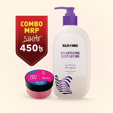 Rajkonna Body Lotion 300ml And Skin Cafe Smoothie Lip Balm Combo Buy 1 Get 1 image