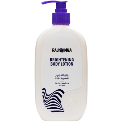 Rajkonna Brightening Body Lotion Super Moisture Vit E And Argan Oil 300ml image