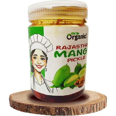  Oh! So Organic ! Rajsthani Mango Pickle 200gm image