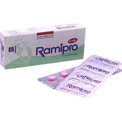 Ramipro 5 mg Tablet 10's Strip image