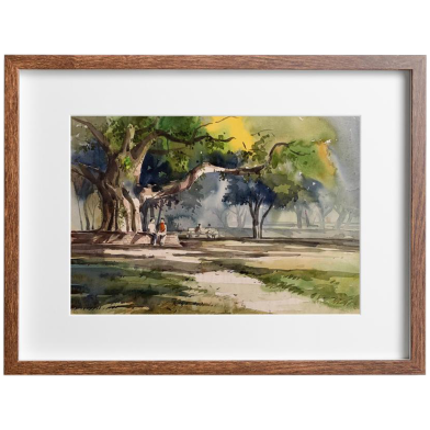 Ramna Batamul Watercolor - (27x20)inches image