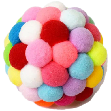 Random Color Interactive Cat Ball Toy - 1 Pcs image