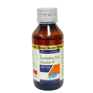 Ranitid 75 mg/5 ml Syrup 100 ml Bottle image