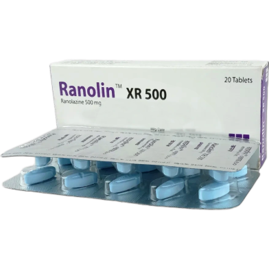 Ranolin XR 500 mg Tablet 10's Strip image