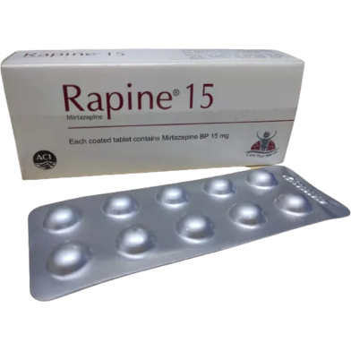 Rapine 15 mg Tablet 10's Strip image