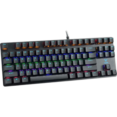 Rapoo V500PRO-87 Backlit Mechanical Gaming Keyboard Black image