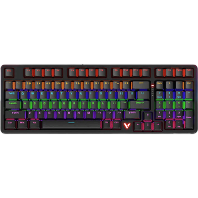 Rapoo V500PRO-98 Red Switch Backlit Mechanical Gaming Keyboard Black image