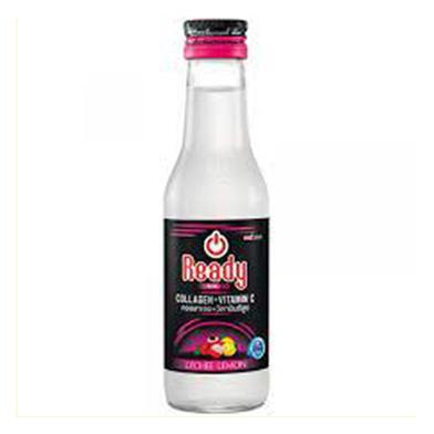 Ready Lychee And Lemon Flav. Pink Juice G. Bottle 150ml image