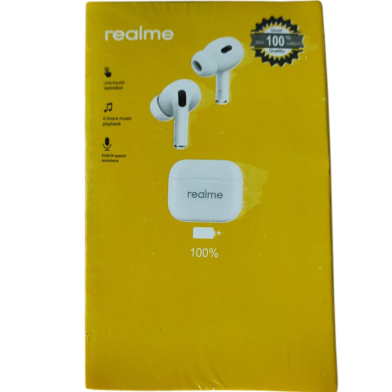 Realme Airpods Pro Tws Wireless Earbuds - Bluetooth Headphone image