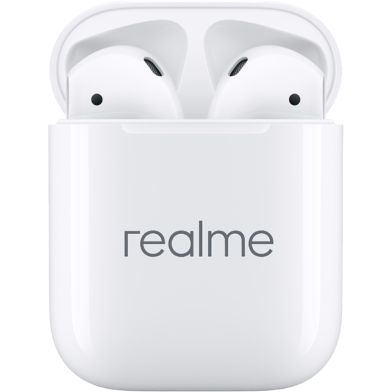 Realme Bluetooth AirPods In Ear Headphone White image