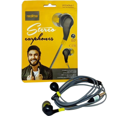 Realme Buds 2 Subwoofer Stereo Wired Earphones image