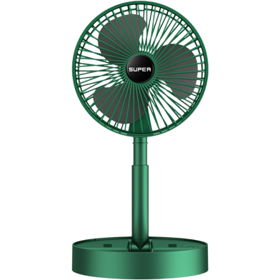 Rechargeable Foldable Telescopic Fan Low Noise Portable Folding Fan image