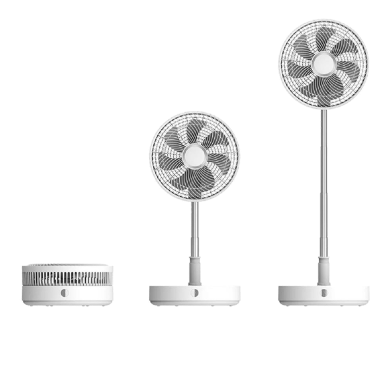Rechargeable P30 Standing Fan 12 Inch 10800mAh Electric Folding Fan for Desktop Floor Wireless image