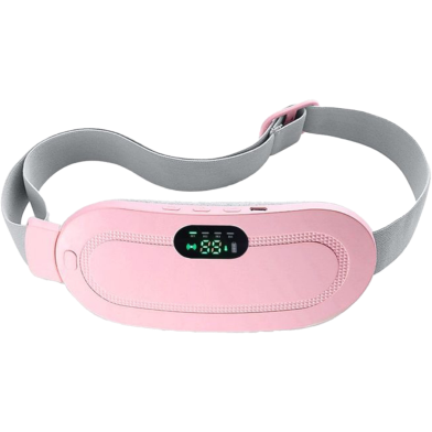 Rechargeable Portable Menstrual Heating Pad Vibration Massage for Fast Period Pain Relief Belt image
