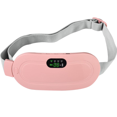 Rechargeable Portable Menstrual Heating Pad Vibration Massage for Fast Period Pain Relief Belt image