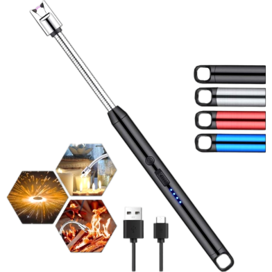 Rechargeable Usb Electric Lighter Candle Camping BBQ image