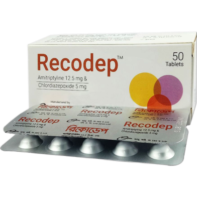 Recodep 12.5 mg, 5 mg Tablet 10's Strip image