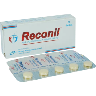 Reconil 200 mg Tablet 10's Strip image