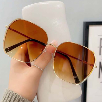 Rectangle Oversized Vintage Sunglasses for Women Big Frame Square image