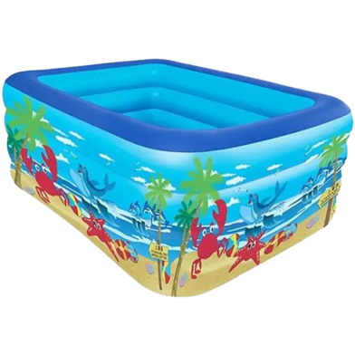 Rectangular Quick Set Inflatable Pool Above Ground Swimming Pool 150Cm (Any Colour). image
