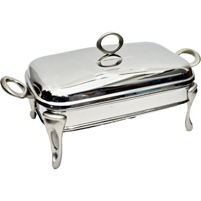 Rectangular Shape Exclusive Food Grade Stainless Steel Chafing Dish Food Warmer - 3 Liter image