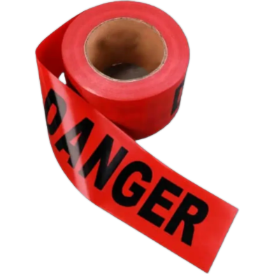 Red Danger Barricade Tape image