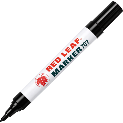 Red Leaf Marker 707 Black Ink image